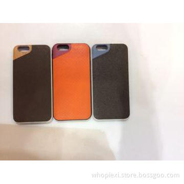 PU genuine leather mobile phone cases Soft TPU Shinning PC